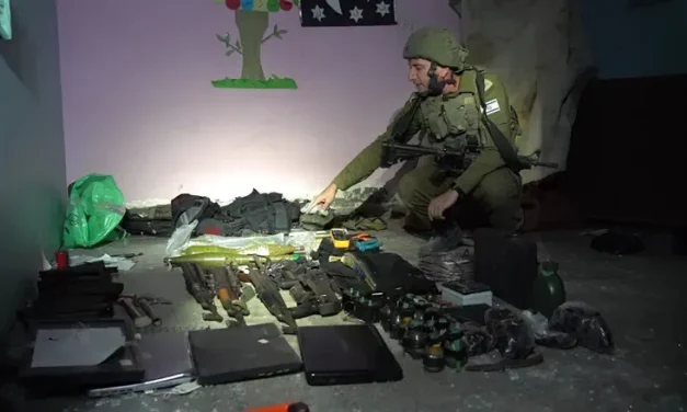 IDF hits Hamas arsenal hidden beside hospital