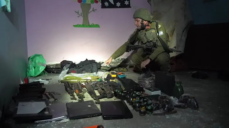 IDF hits Hamas arsenal hidden beside hospital