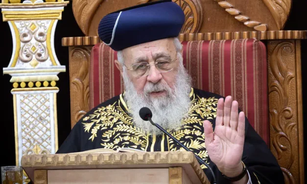 “What chutzpah”: Rabbi Yitzhak Yosef lashes out at Rabbi Dov Lior
