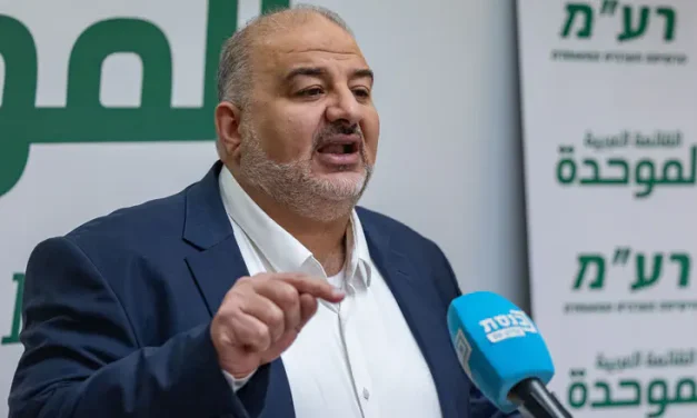 Mansour Abbas calls for recognition of a Palestinian state