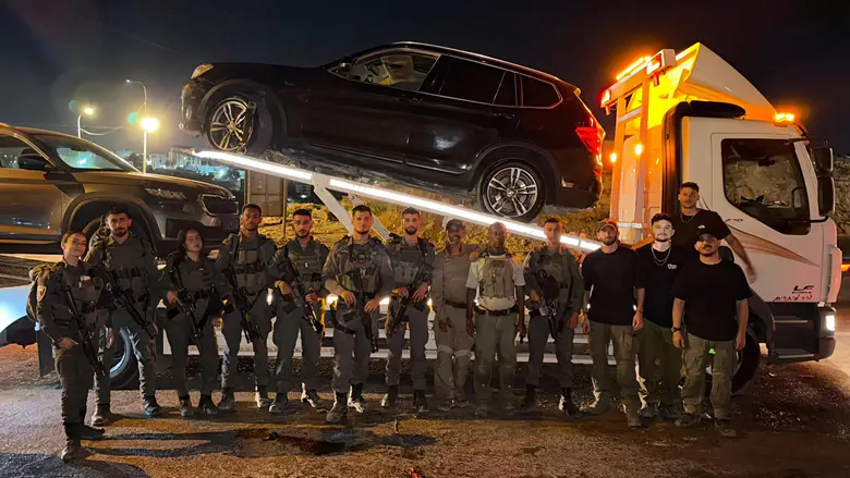 Police recover stolen vehicles in overnight Hebron operation