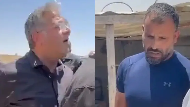 Ben-Gvir confronts Bedouin resident: ‘Whatever is illegal will be destroyed’