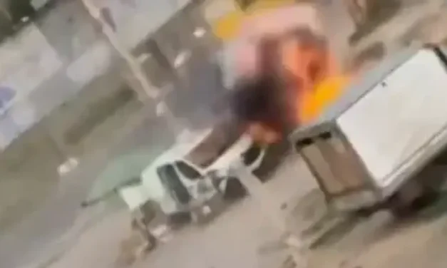 Disturbing footage: Russian drone chases vegetable vendor before exploding beside him