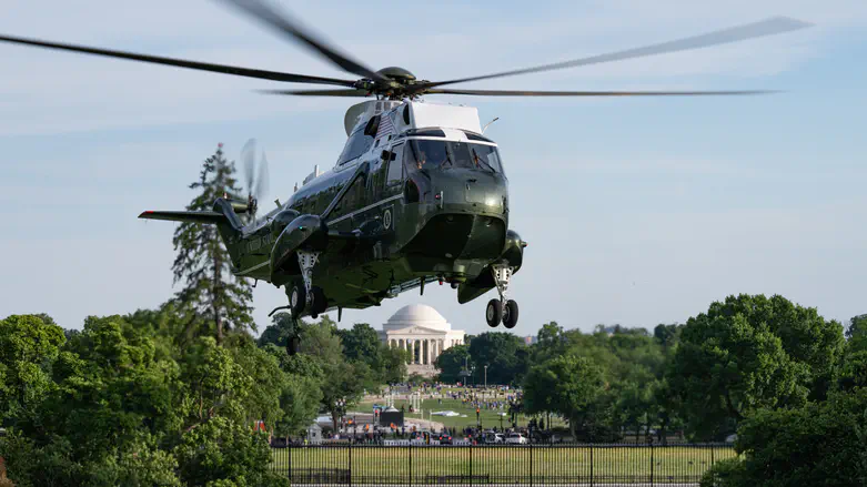 Drama in Washington’s skies: Trump’s helicopter came close to passenger plane
