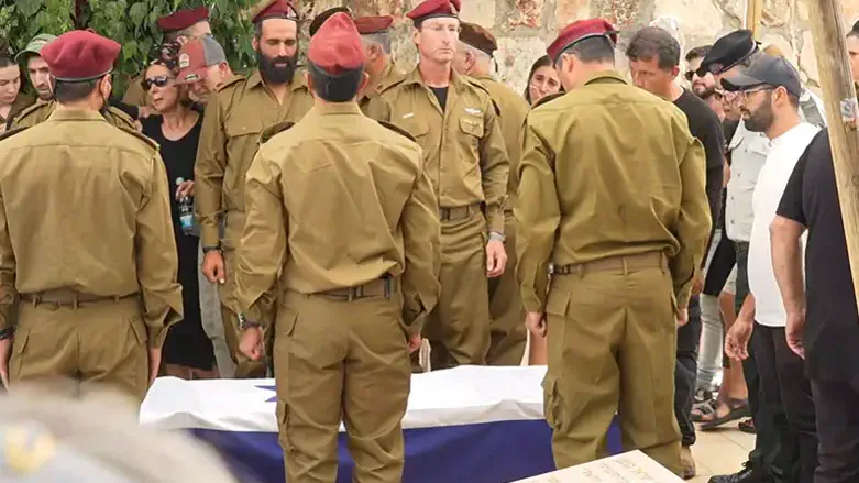 Family bids tearful farewell to Major Harel Birenstock