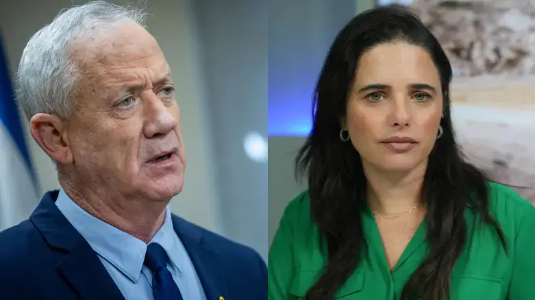 Report: Gantz, Shaked in talks over joint election run