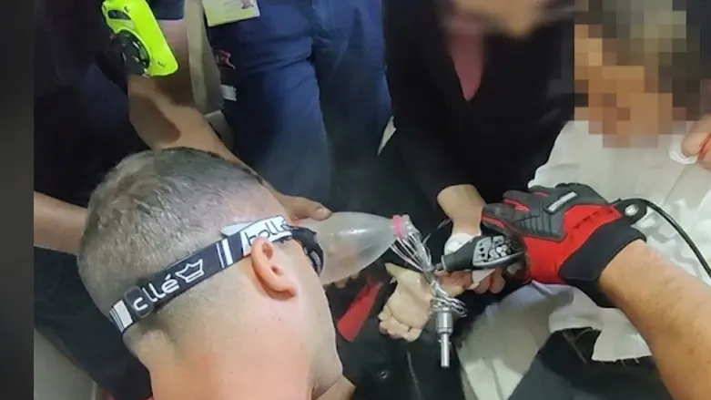 Child’s hand gets caught in a mixer beater