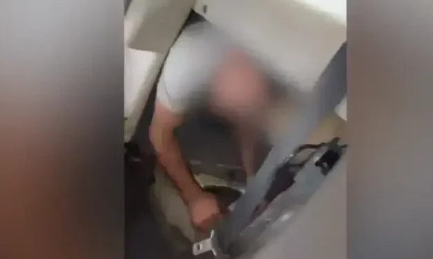 Watch: Infiltrator found hiding in secret compartment in trunk