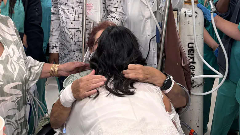 Couple marry at hospital so bride’s critically ill mother can attend the ceremony