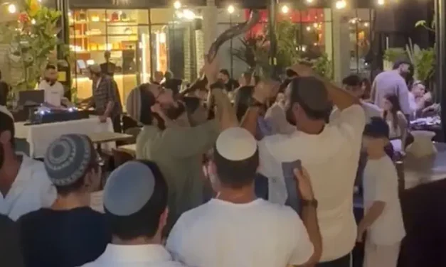 After attack over blowing shofar: Show of support for restaurant in Savyon