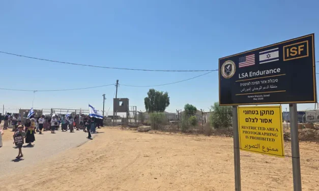 ‘We will stop it’: Gaza border residents protest outside international force base