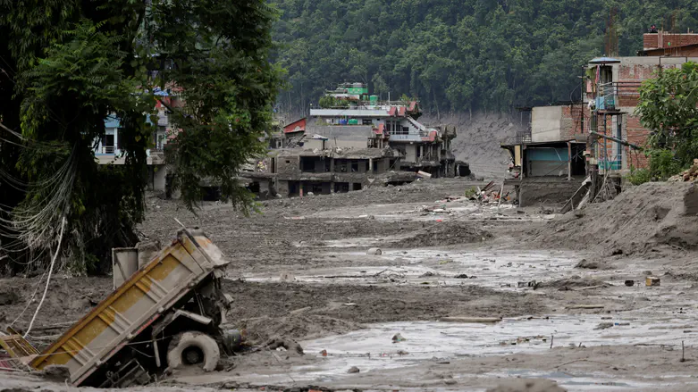 Israeli missing as deadly floods devastate Nepal, Tibet