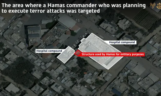 IDF strikes Hamas commander hiding in Gaza hospital