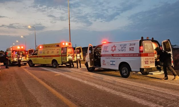 Five people injured in three-way car accident on Highway 508 in West Bank