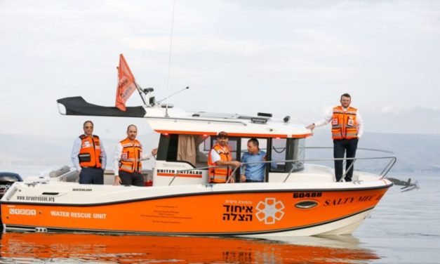 Three teenage boys rescued by United Hatzalah in Sea of Galilee after drifting to deep waters