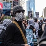 Pro-Palestinian protesters gathered outside Chicago’s Israeli consulate to protest settler violence
