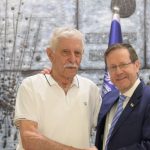 Holocaust survivor rescued by Chief Rabbi Herzog reunites with his grandson, President Herzog