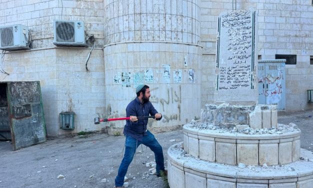 ‘A small taste’: MK Sukkot confirms he destroyed monument in West Bank town while guarded by IDF