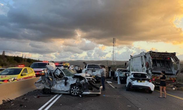 One killed, six injured in pile-up car accident on Highway 2 near Atlit