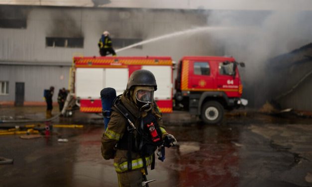 37 killed in Ukraine after Russian attack sparks fire at warehouse near Kyiv