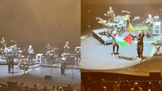 Massive Attack members banned from Singapore after waving Palestinian flag