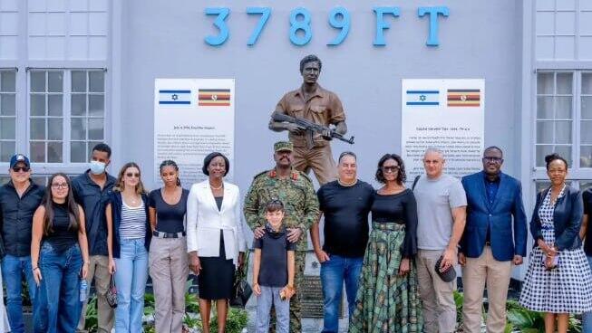 Uganda unveils Yoni Netanyahu memorial at site of 1976 Entebbe raid