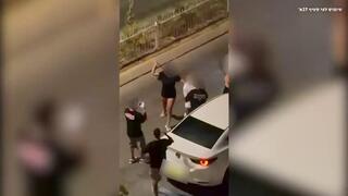 Prison officer, sister and friends accused of beating man with bats over parking spot | Watch