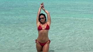 Demi Lovato celebrates 34th birthday with bikini-filled Bahamas getaway