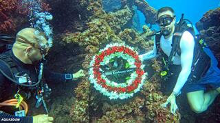 British sailors honored underwater 115 years after shipwreck off Nahariya