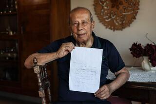 Six-Day War veteran donates Naomi Shemer’s reply: ‘For those who say they’d rather die than enlist’