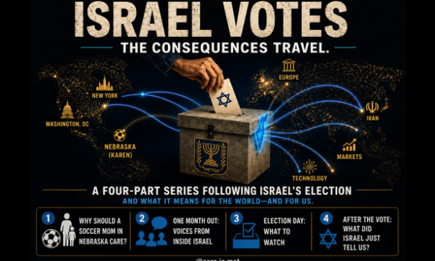 Sara Matathias | Israel Votes. Why Should a Soccer Mom in Nebraska Care?