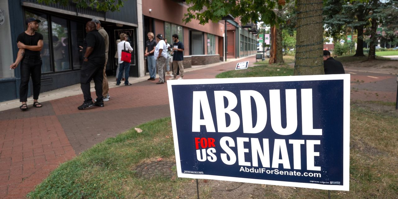 Lawn signs for Abdul, door knocking for Haley: Michigan Jews split in Senate Democratic primary