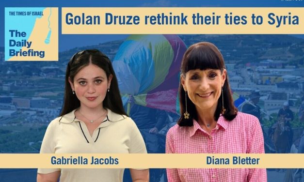 Daily Briefing August 30 — Golan Druze rethink their ties to Syria