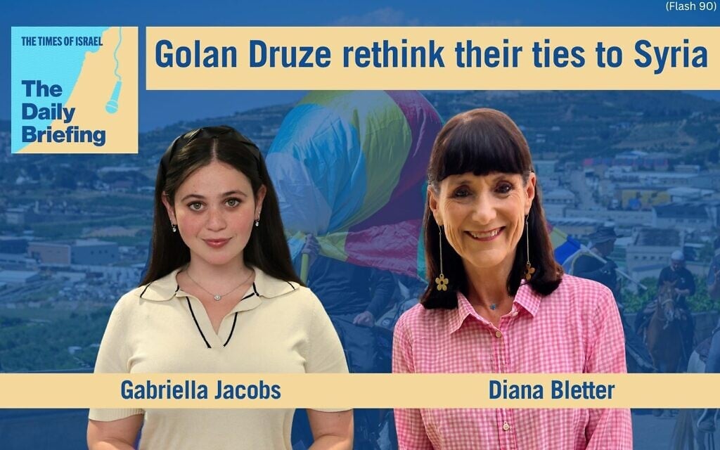 Daily Briefing August 30 — Golan Druze rethink their ties to Syria
