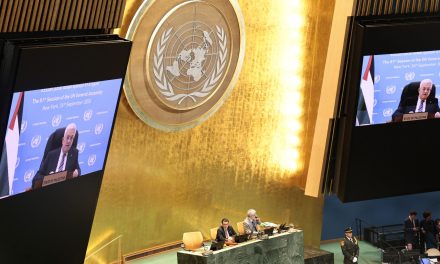 Abbas at the United Nations: The Palestinian people won’t be displaced or disappear