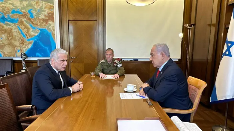 Netanyahu seeks more defense funding; Lapid sets condition