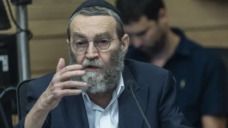 Gafni: Finance officials threatened to freeze yeshiva funds