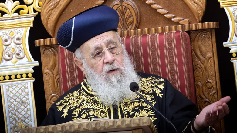 Rabbi Yitzhak Yosef: Use ma’aser to fly home and vote Shas