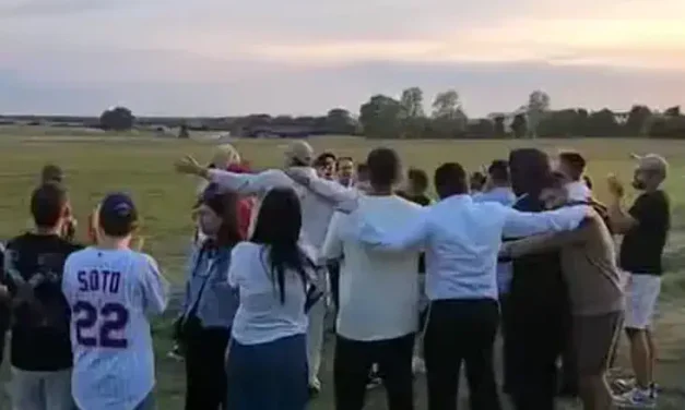 Watch: Nova survivors and freed hostages dance at Auschwitz