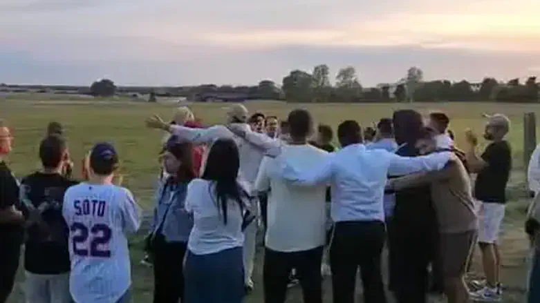 Watch: Nova survivors and freed hostages dance at Auschwitz