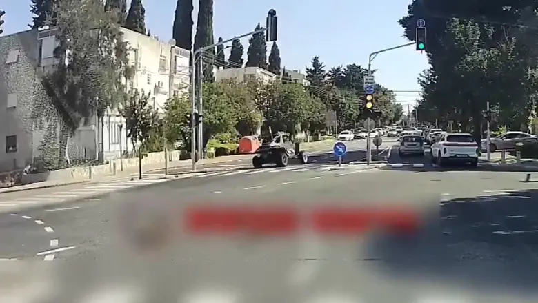 Watch: ATV driver rampages through Haifa streets
