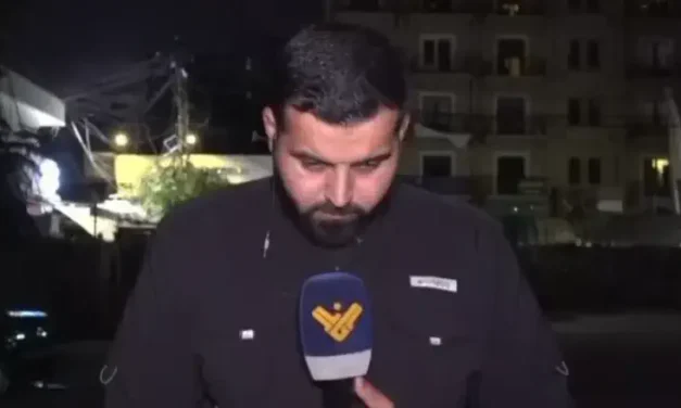 Watch: Lebanese reporter injured during live broadcast