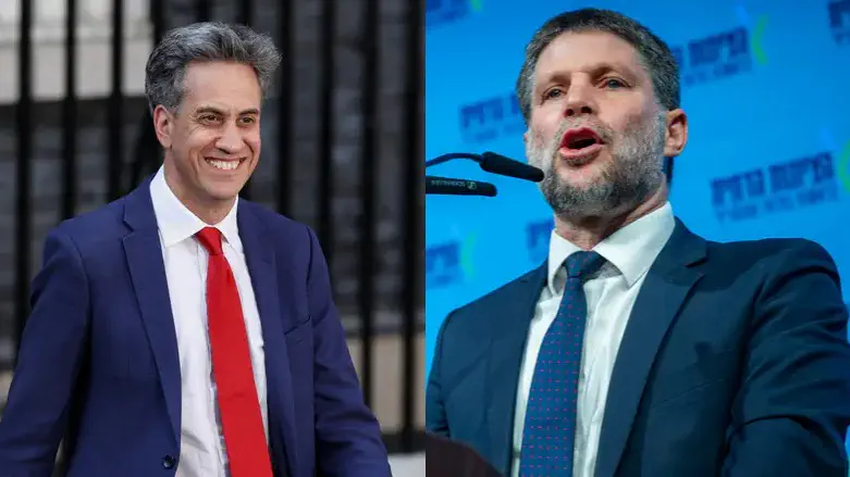 Smotrich calls for expulsion of British ambassador over expected sanctions