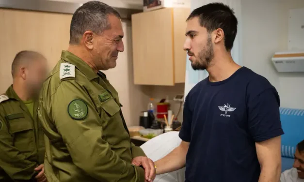 IDF chief visits wounded troops ahead of Rosh Hashanah