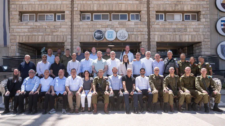 Maj. Gen. Bluth to Yesha leaders: Partnership is what enables terrorism prevention