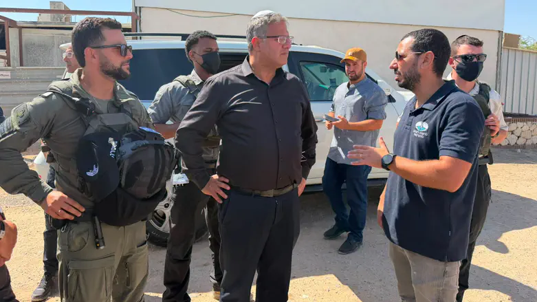 “The games are over:” Ben Gvir confronts residents in Bir Hadaj