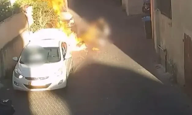 Divorce dispute goes up in flames as alleged arsonist catches fire