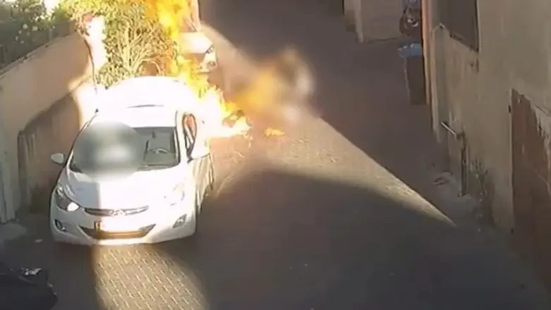Divorce dispute goes up in flames as alleged arsonist catches fire