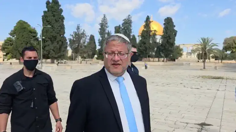Ben Gvir on Temple Mount: ‘We are the masters here’