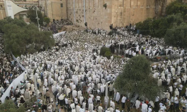 Watch: Thousands sing and dance in Hebron